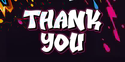 Blaze Marker Font Poster 6