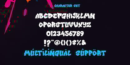 Blaze Marker Font Poster 2