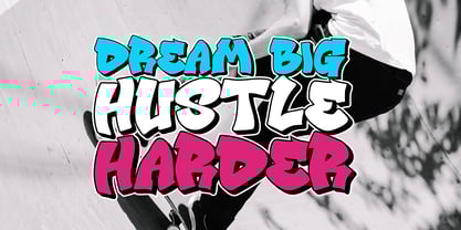 Blaze Marker Font Poster 4