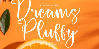 Dreams Pluffy Font Poster 1