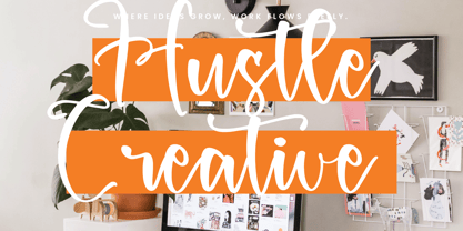 Dreams Pluffy Font Poster 4