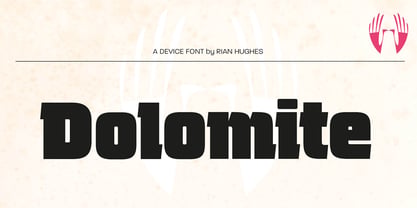 Dolomite Font Poster 4