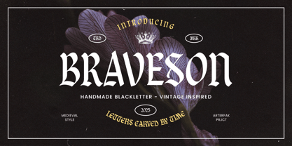 Braveson Font Poster 1