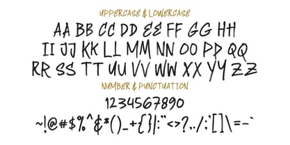 Hangers Brush Font Poster 5
