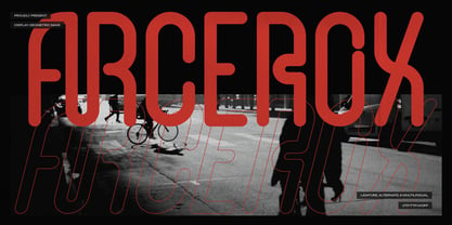Arcerox Font Poster 1