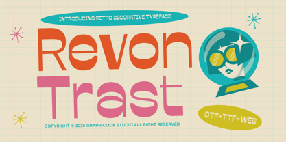 Cook Revontrast Font Poster 1