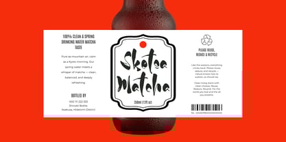 Katsu Bento Font Poster 7