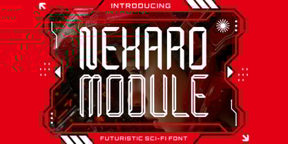 Nexaro Module Font Poster 1