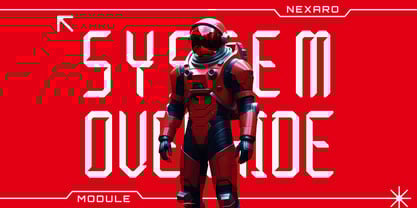 Nexaro Module Font Poster 3