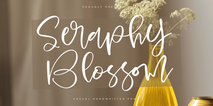 Seraphy Blossom Font Poster 1