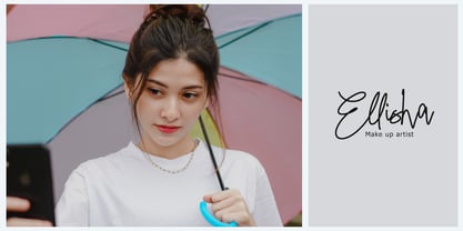 Mandiny Signature Font Poster 10