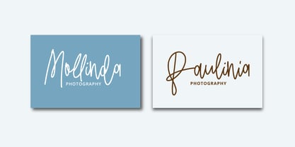 Mandiny Signature Font Poster 11