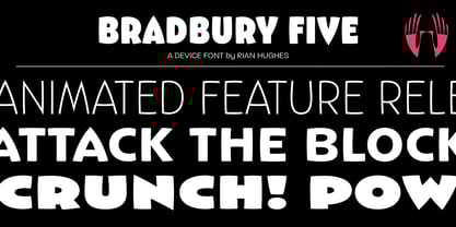 Bradbury Five Font Poster 1