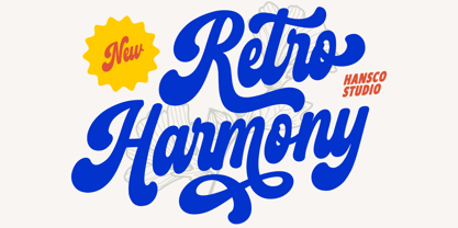 Retro Harmony Font Poster 1