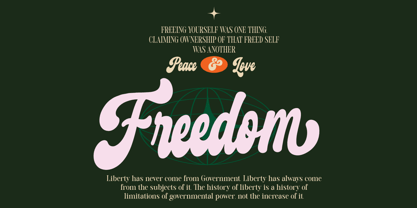 Retro Harmony Font Poster 8