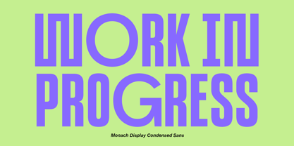 Monach Font Poster 9