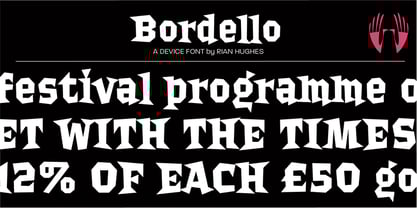 Bordello Font Poster 1