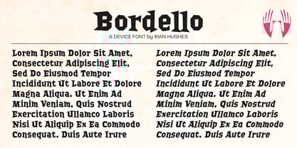 Bordello Font Poster 5