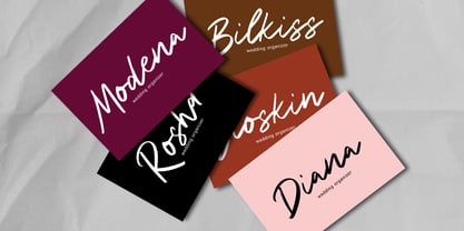 Romasha Signature Font Poster 2