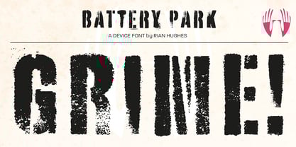 Battery Park Font Poster 5