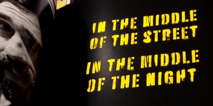 Battery Park Font Poster 2