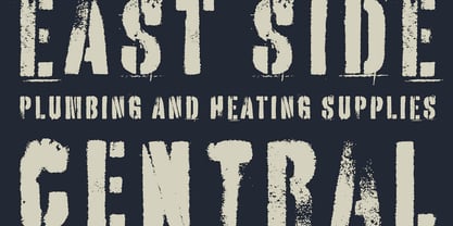 Battery Park Font Poster 4