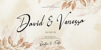 Logically Signature Font Poster 3