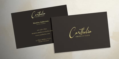 Logically Signature Font Poster 7