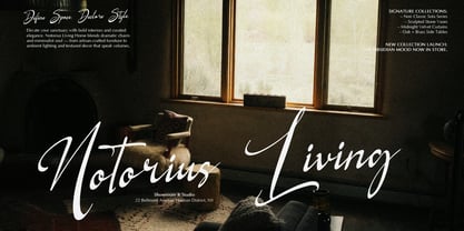 Logically Signature Font Poster 5