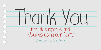 Litona Font Poster 6
