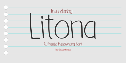 Litona Font Poster 1