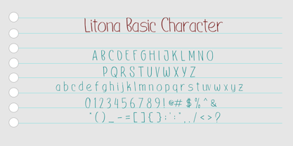 Litona Font Poster 2