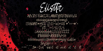 Felistta Script Font Poster 6