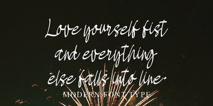 Felistta Script Font Poster 2
