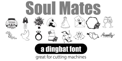 Soul Mates Font Poster 5
