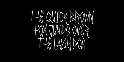 Soft Fear Brush Font Poster 2