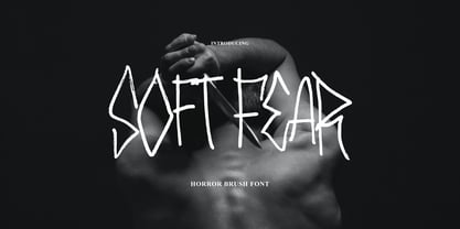 Soft Fear Brush Font Poster 1