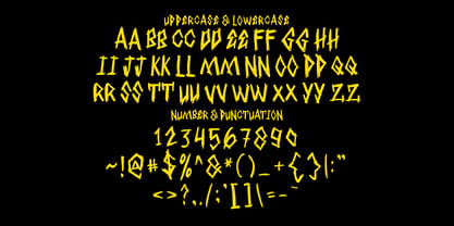 Mistica Brush Font Poster 3