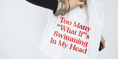 Calive Blur Font Poster 4