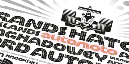 Automoto Font Poster 4
