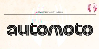 Automoto Font Poster 7