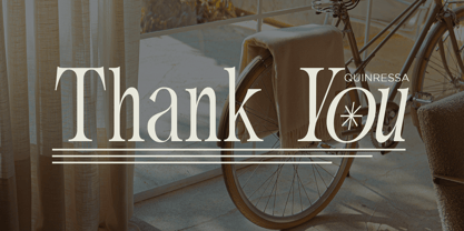 Quinressa Font Poster 9