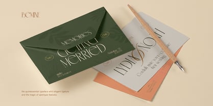 Bemine Font Poster 10