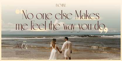 Bemine Font Poster 12