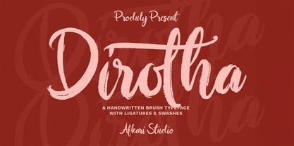Dirotha Font Poster 1