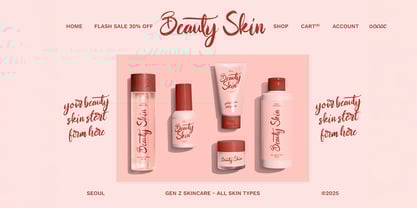 Dirotha Font Poster 2