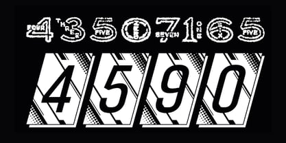 112 Hours Font Poster 14