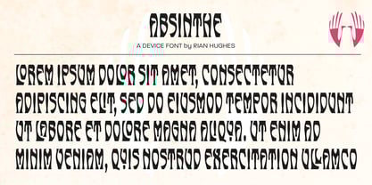 Absinthe Font Poster 6