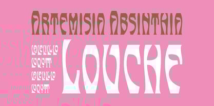 Absinthe Font Poster 7