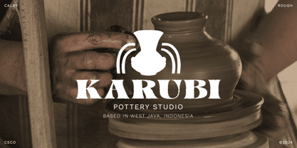 Calby Rough Font Poster 2